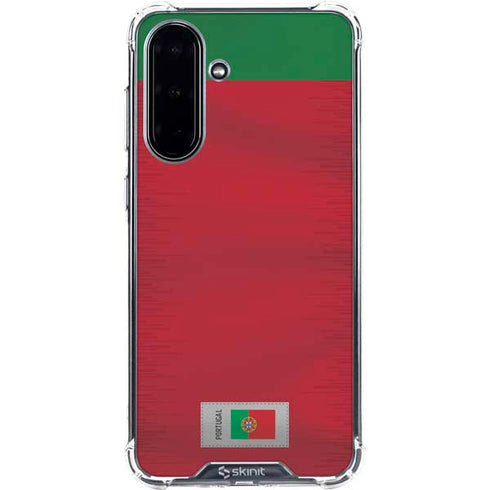 Portugal Soccer Flag Galaxy A36 5G Clear Case